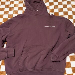 Wolves Forever - Heaven Has To Wait - maroon hoodie